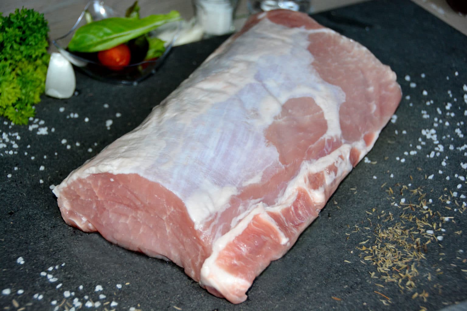 Rôti de porc carré/filet et ses légumes d'hiver