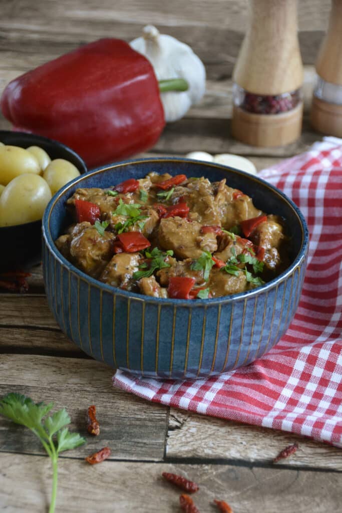 axoa saute de veau bleu blanc coeur