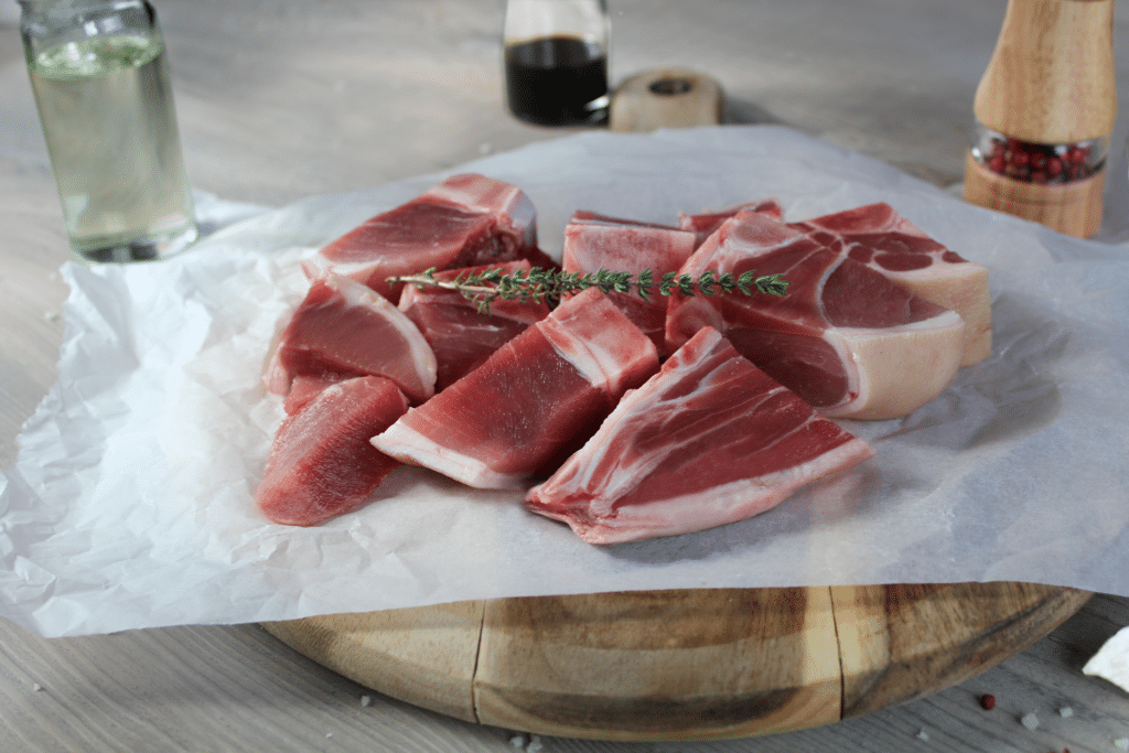 morceaux de viande ragout de porc O'guste fournisseur viandes surgelees