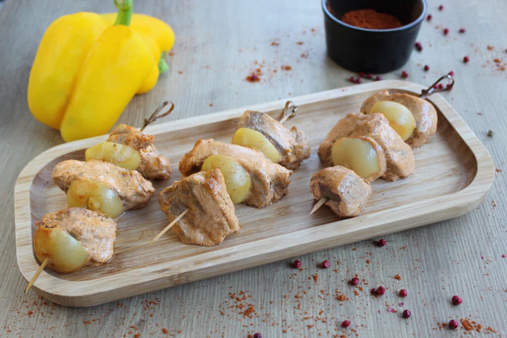 minis brochettes agneau tandoori o'guste fournisseur viandes professionnels