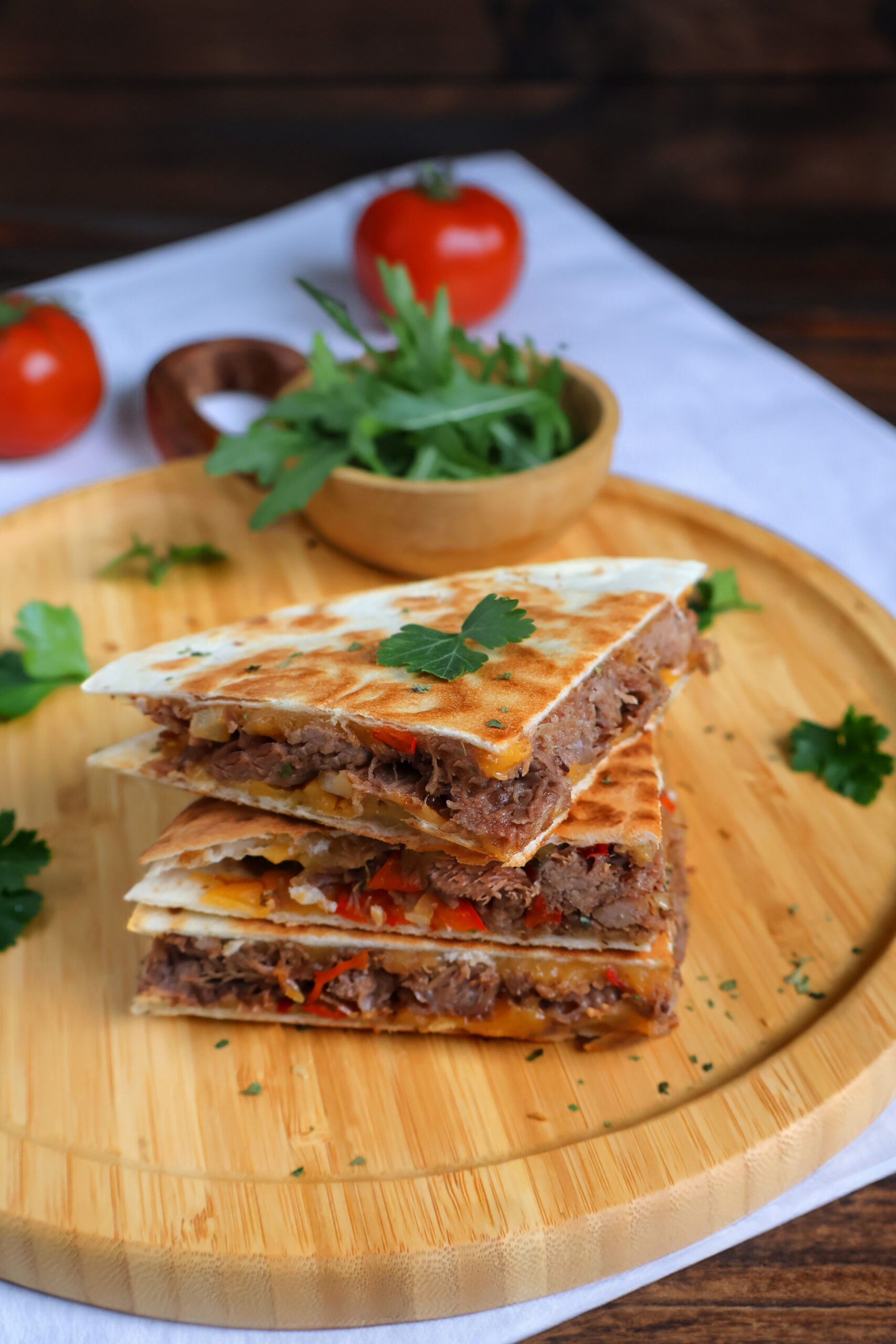 Lire la suite à propos de l’article QUESADILLA DE BŒUF À EFFILOCHER O’GUSTE
