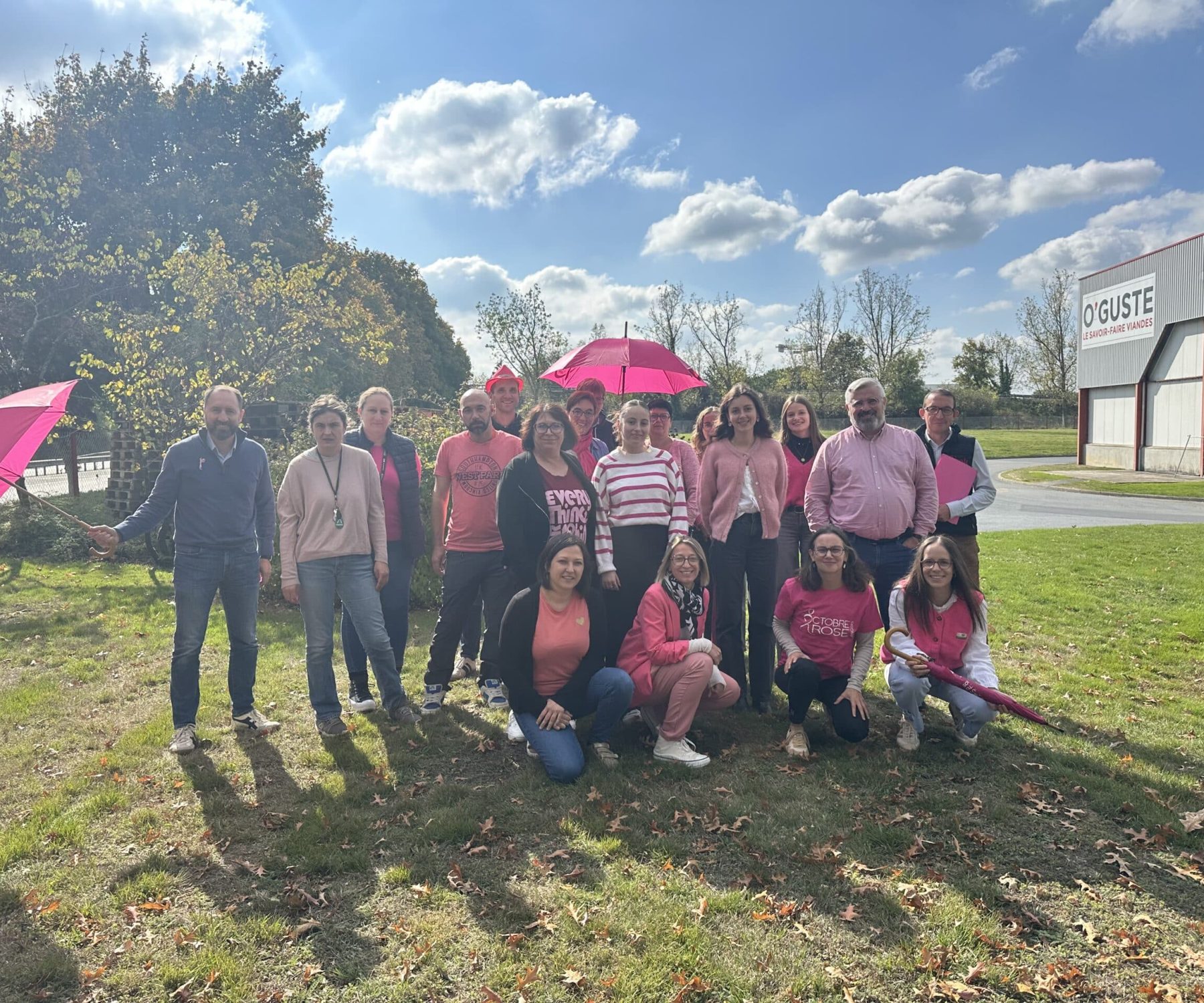 Octobre rose equipe o'guste professionnel