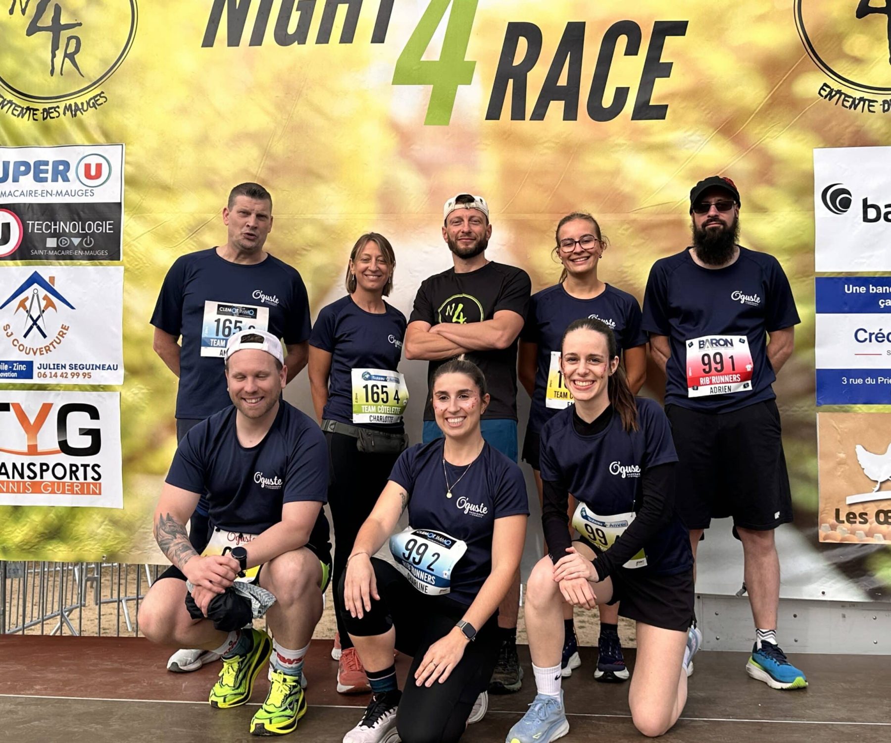 Night 4 race equipe O'Guste fournisseur agro alimentaire professionnel