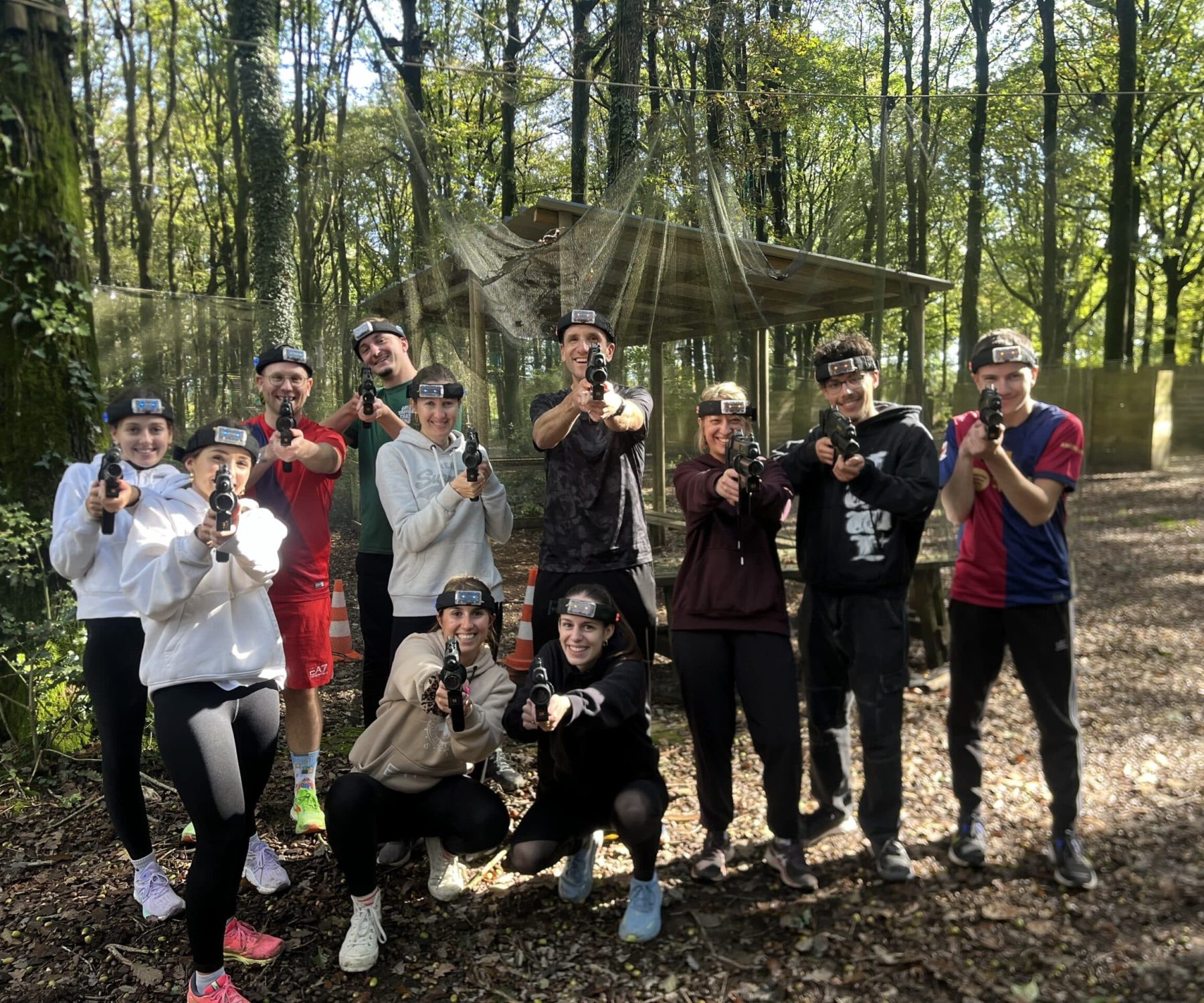 Moment equipe lazer game O'Guste fournisseur agro alimentaire professionnel